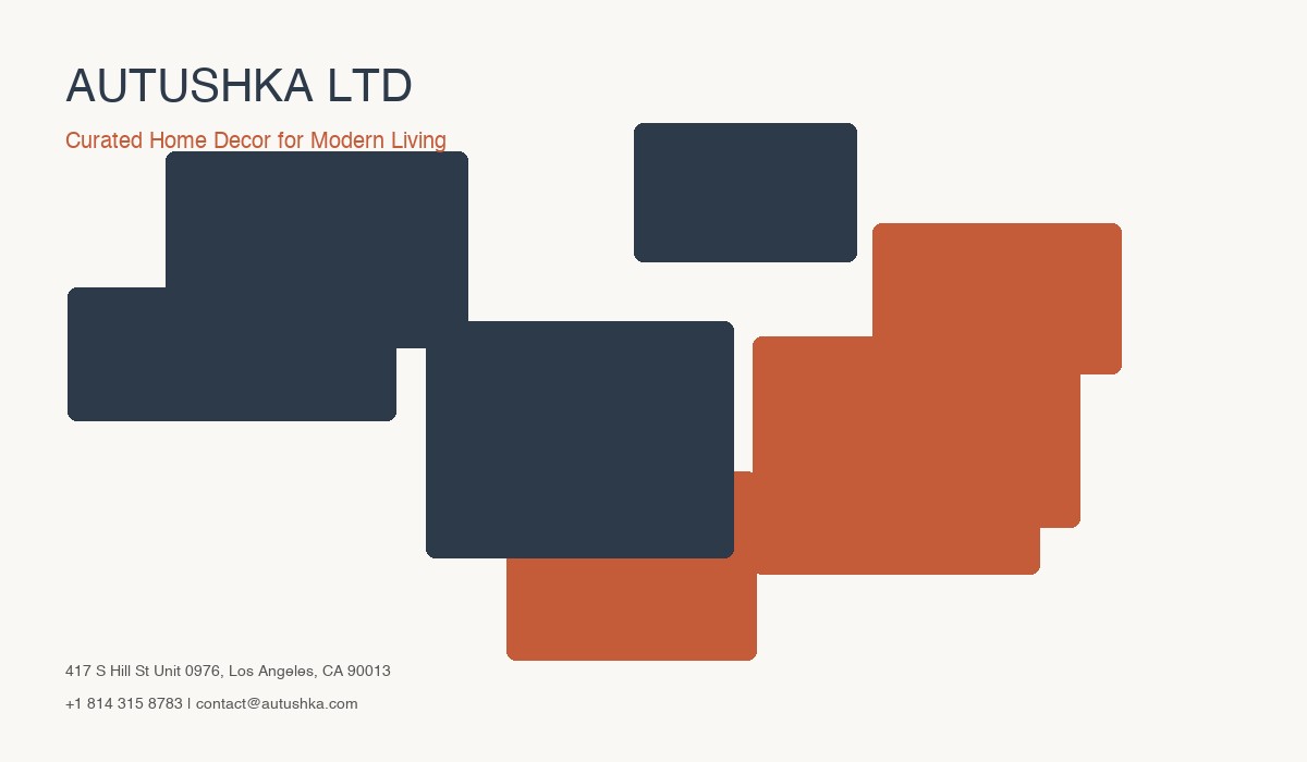 Autushka modern home decor collection